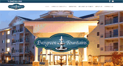 Desktop Screenshot of evergreenfountains.com